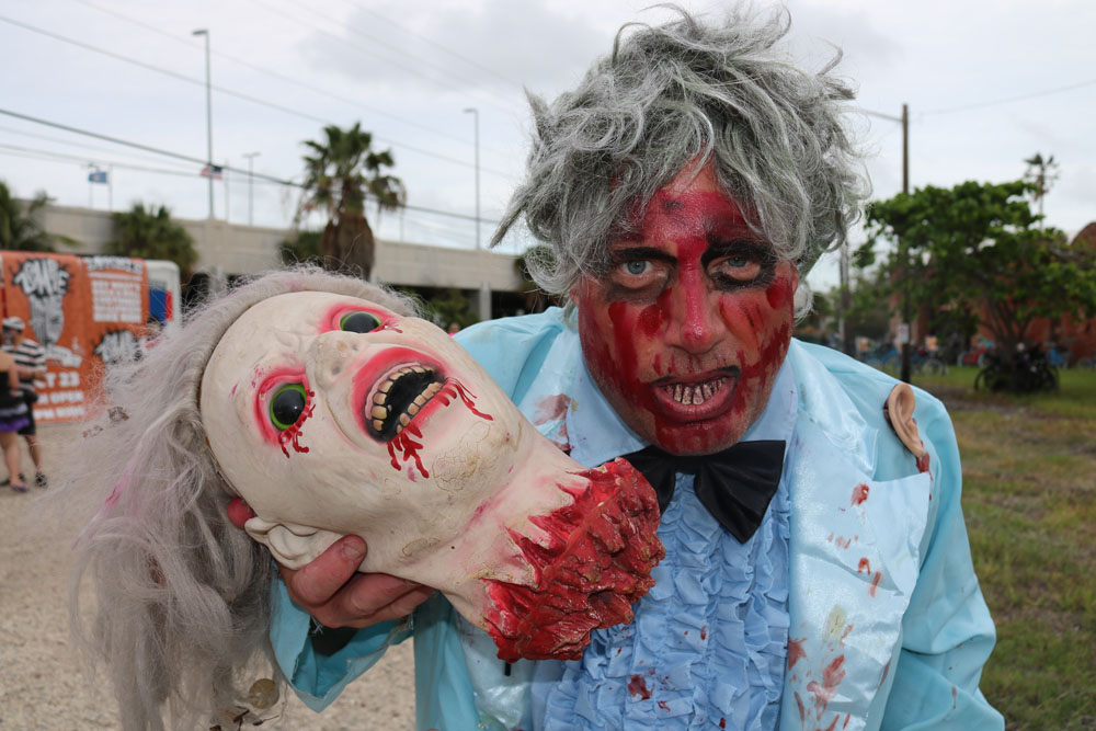 Zombie Bike Ride 2017 photo - Duval Street, Key West